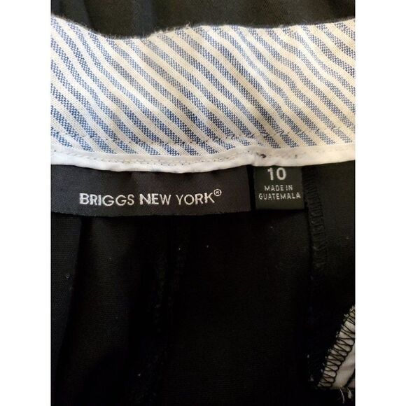BRIGGS New York Black Pants Size 10 - Picture 3 of 4
